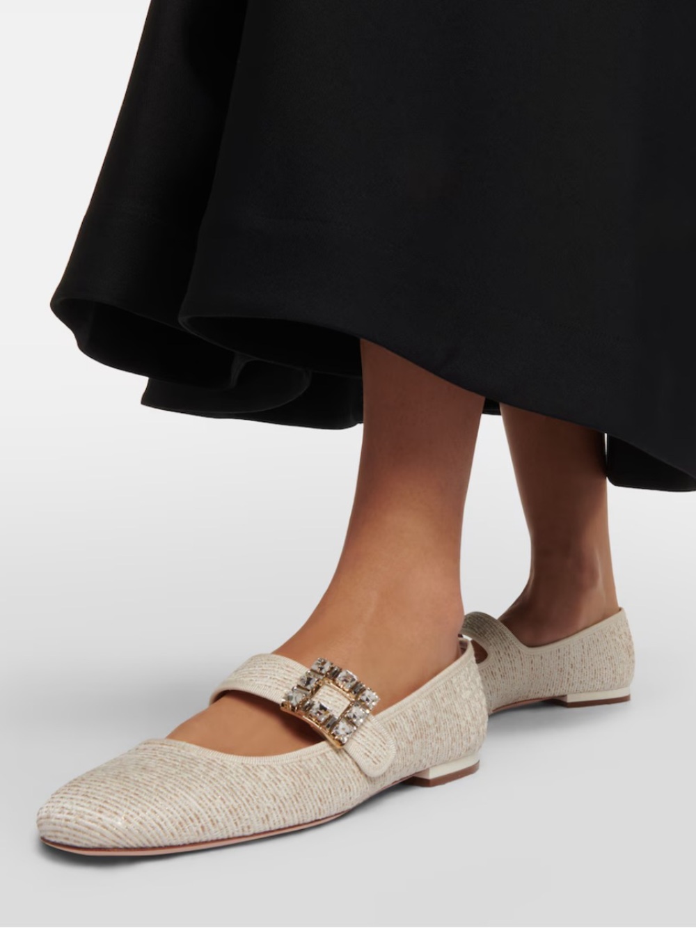 Roger Vivier Très Vivier embellished ballet flats - Picture 2 of 12
